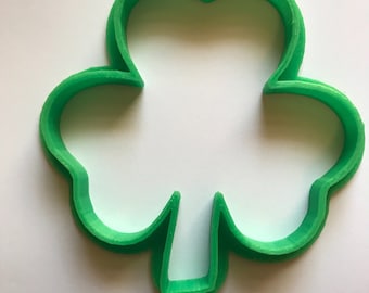 Shamrock Cookie Cutter, St. Patrick’s Day, 3D Printed