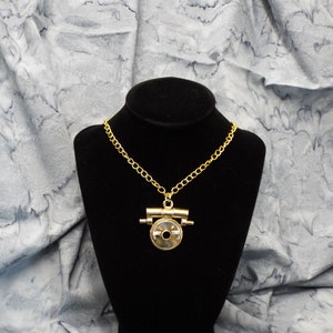French horn face plate pendant