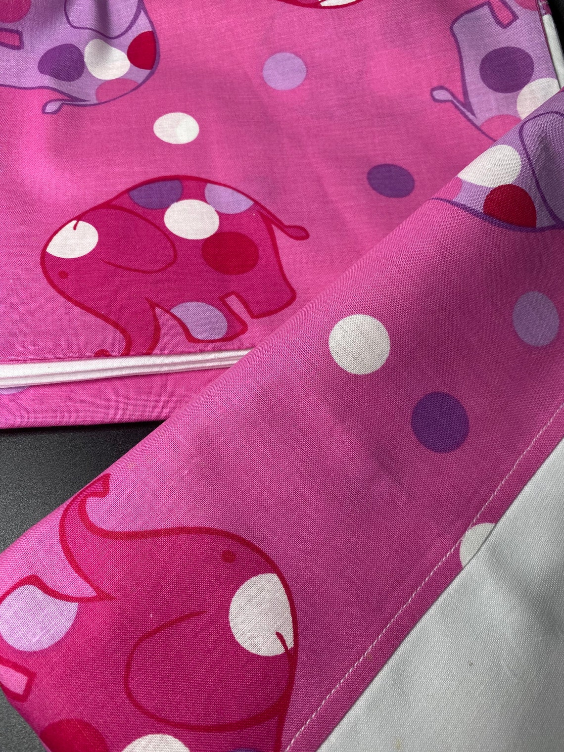 Pink Elephant Pillow Case Etsy