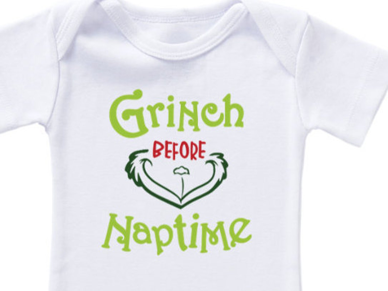 Beautiful White Baby Onesie With grinch Before Etsy New Zealand