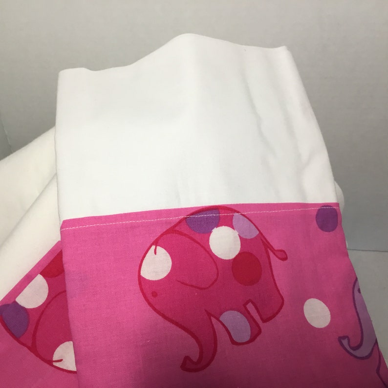 Pink Elephant Pillow Case Etsy
