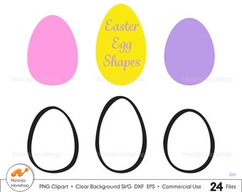 Egg svg, Easter Egg silhouette, Egg Shape,  Easter egg Clip Art, Egg png, printable Easter, egg SVG DXF EPS, Egg Outline