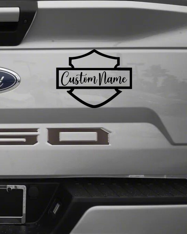 Custom Bar and Shield Decal Truck Decals for Men Truck Etsy