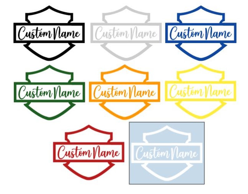 Custom Bar and Shield Decal Truck Decals for Men Truck Etsy