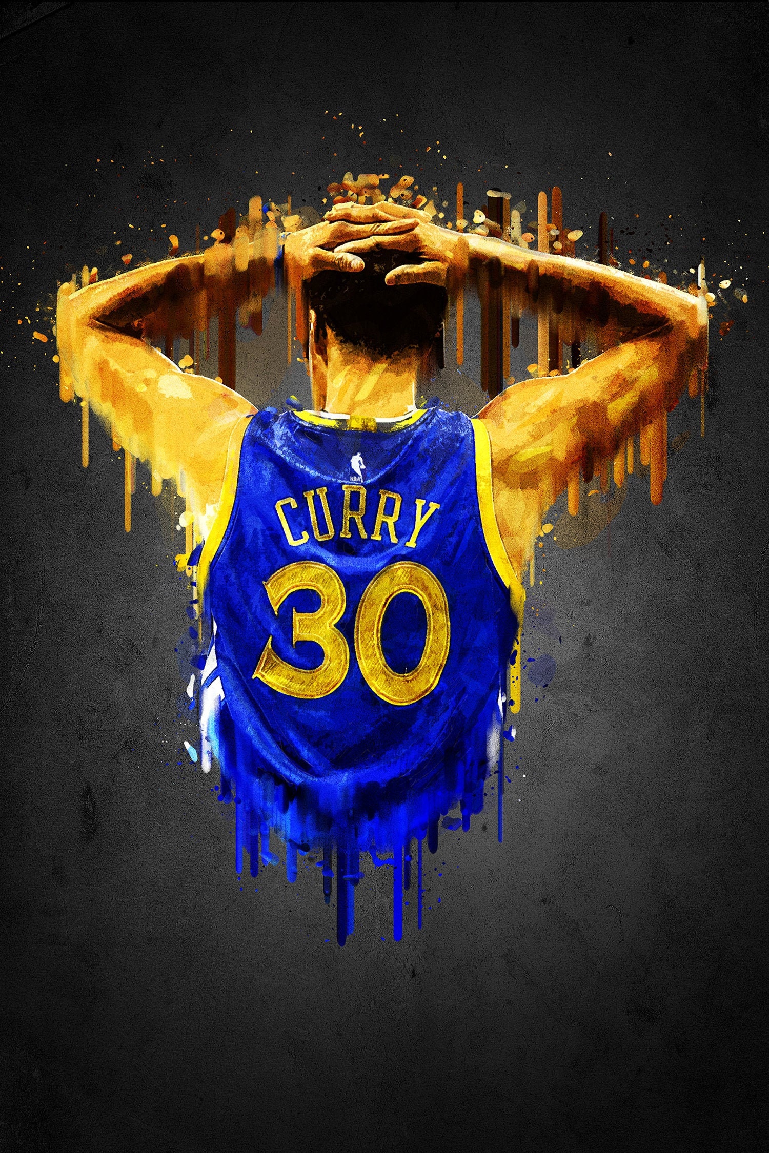 Steph Curry Premium Poster sports NBA wall art poster and Etsy