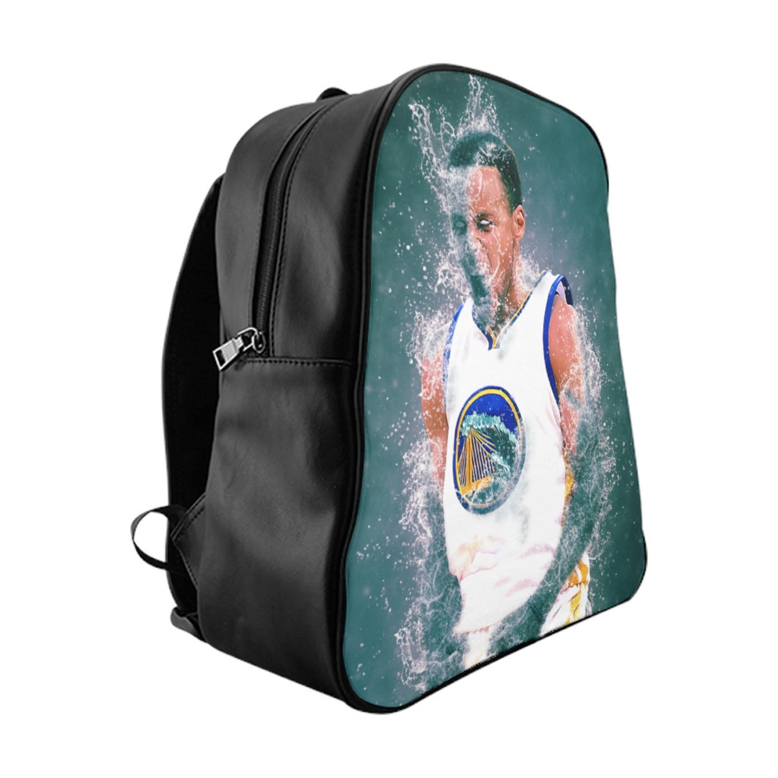 Steph Curry sports NBA School Backpack Golden State Warriors Etsy