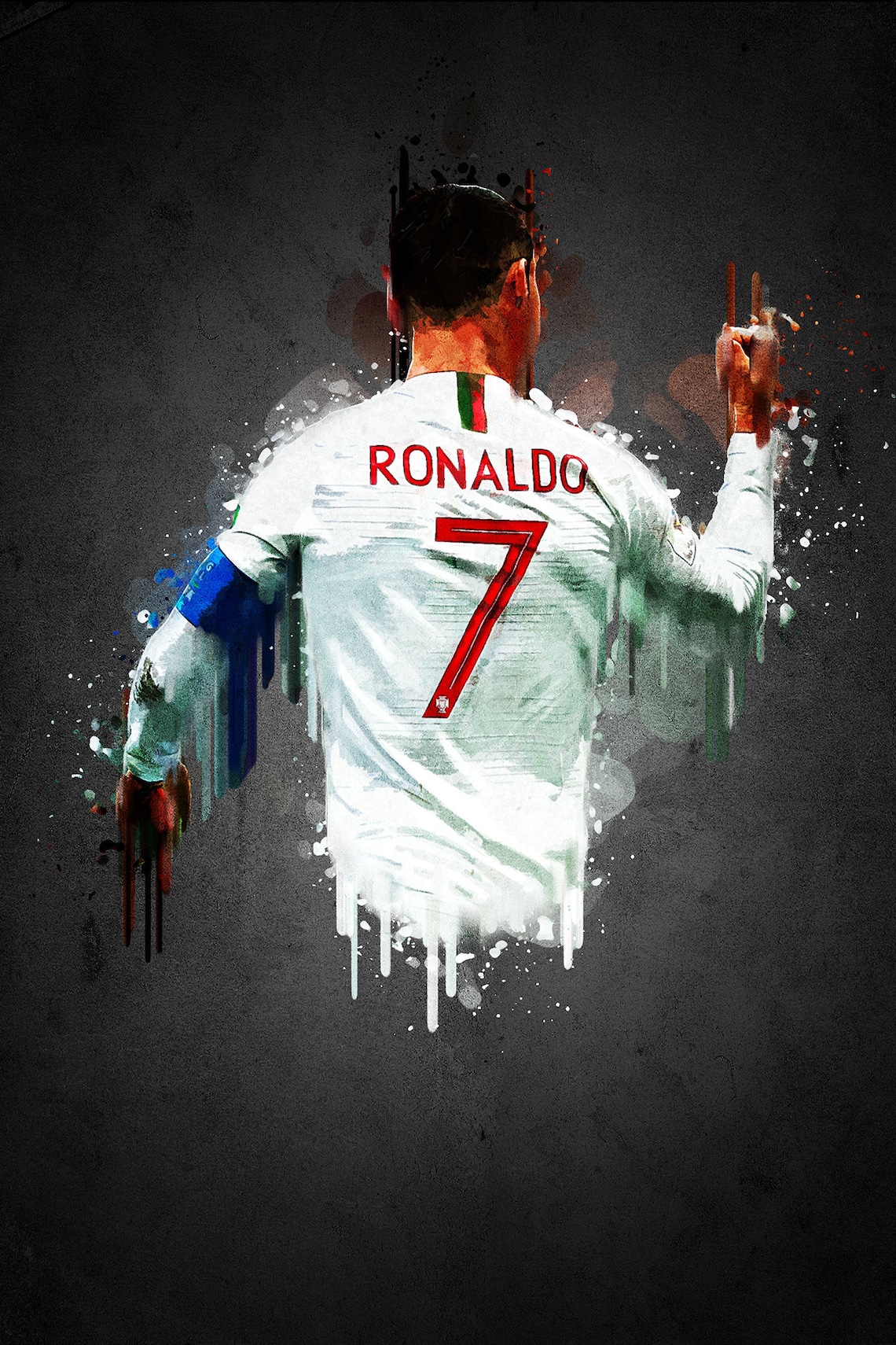 Cristiano Ronaldo Premium Poster sports soccer wall art poster Etsy