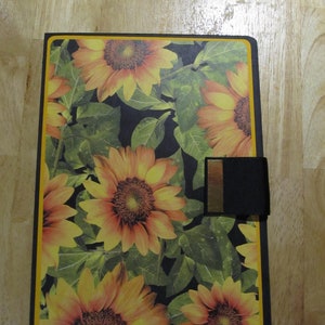 Sunflower Jr. Legal Notepad Holder Magnetic Closure Notepad NOT Included image 1