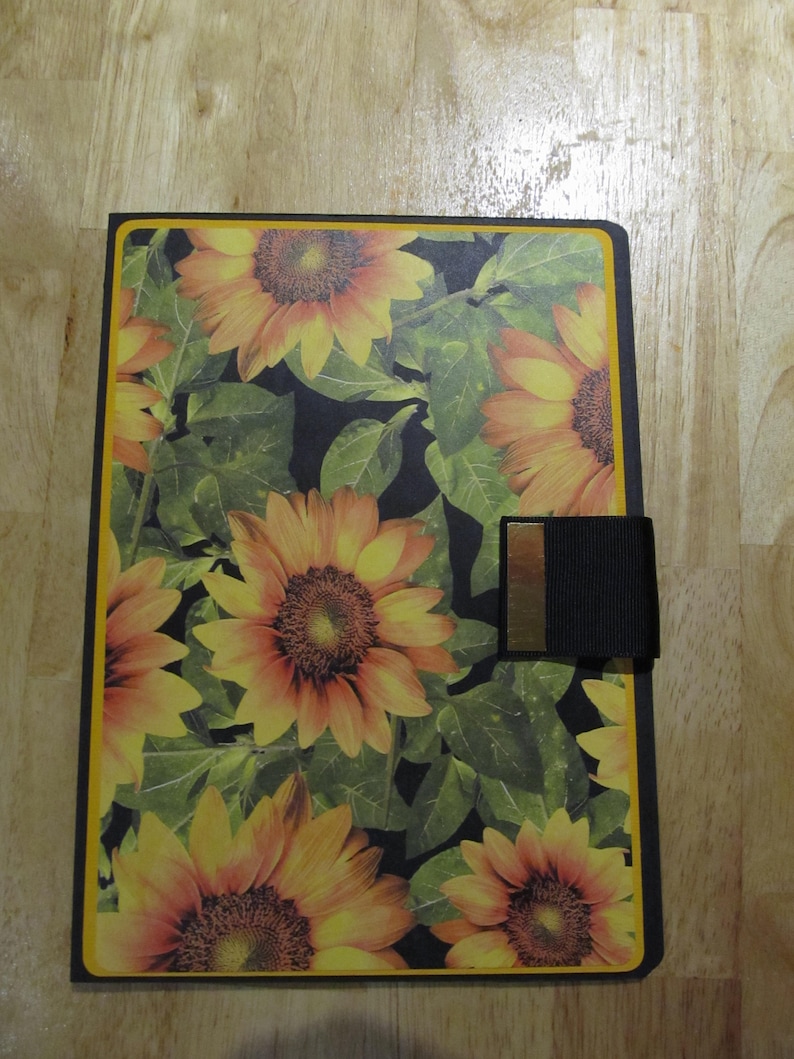 Sunflower Jr. Legal Notepad Holder Magnetic Closure Notepad NOT Included image 1