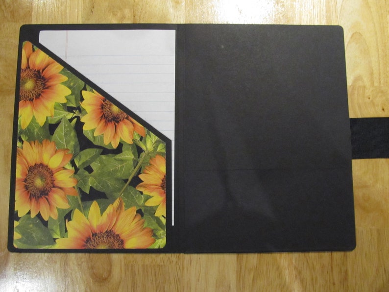 Sunflower Jr. Legal Notepad Holder Magnetic Closure Notepad NOT Included image 2