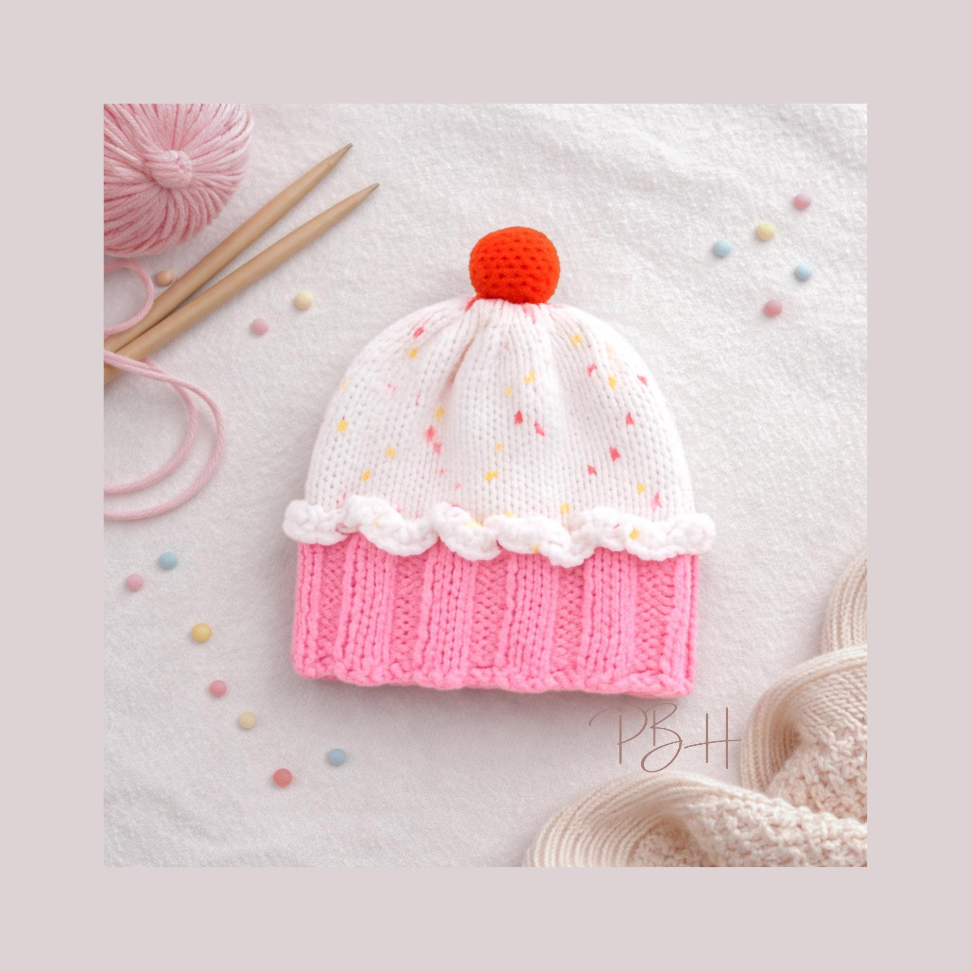 Kate Spade Cupcake Hat - White, Red, and Black with multi-color embellishments Kate Spade main image 2
