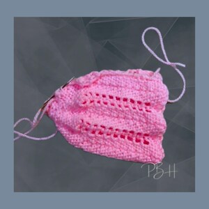 Stickmönster för Lacy Baby Hat, mössa för nyfödda flickor med för tidigt för tidigt tillstånd (PDF-nedladdning) bild 10