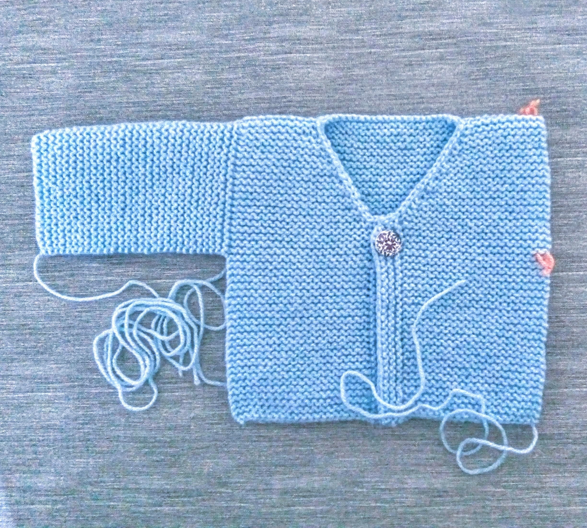 EASY Baby Cardigan Knitting PATTERN 3 Sizes PDF Download Step Etsy
