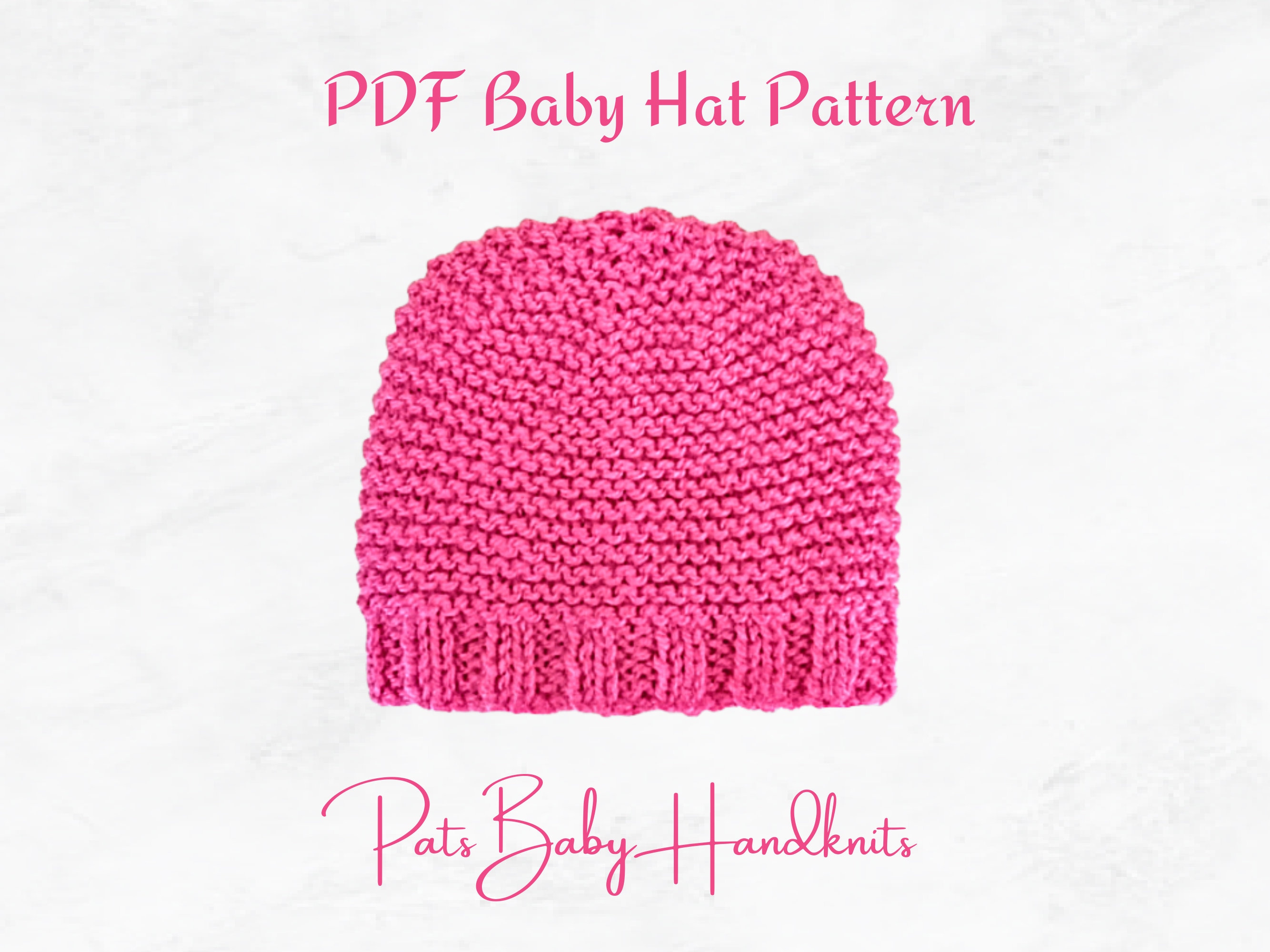 Newborn 2024 hat pattern
