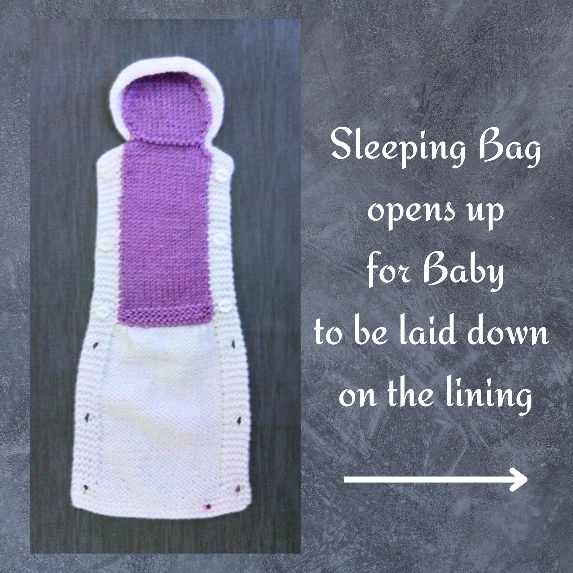 Angel Baby Sleeping Bag Knitting Pattern, Charity Pattern (PDF Download ...