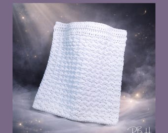 Angel Baby Blanket Crochet Pattern, Charity Blanket (PDF Digital Download)