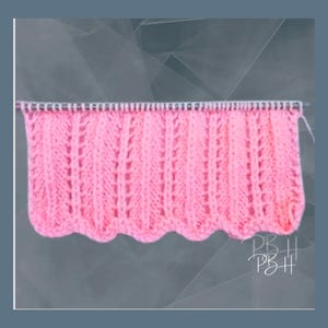 Stickmönster för Lacy Baby Hat, mössa för nyfödda flickor med för tidigt för tidigt tillstånd (PDF-nedladdning) bild 4