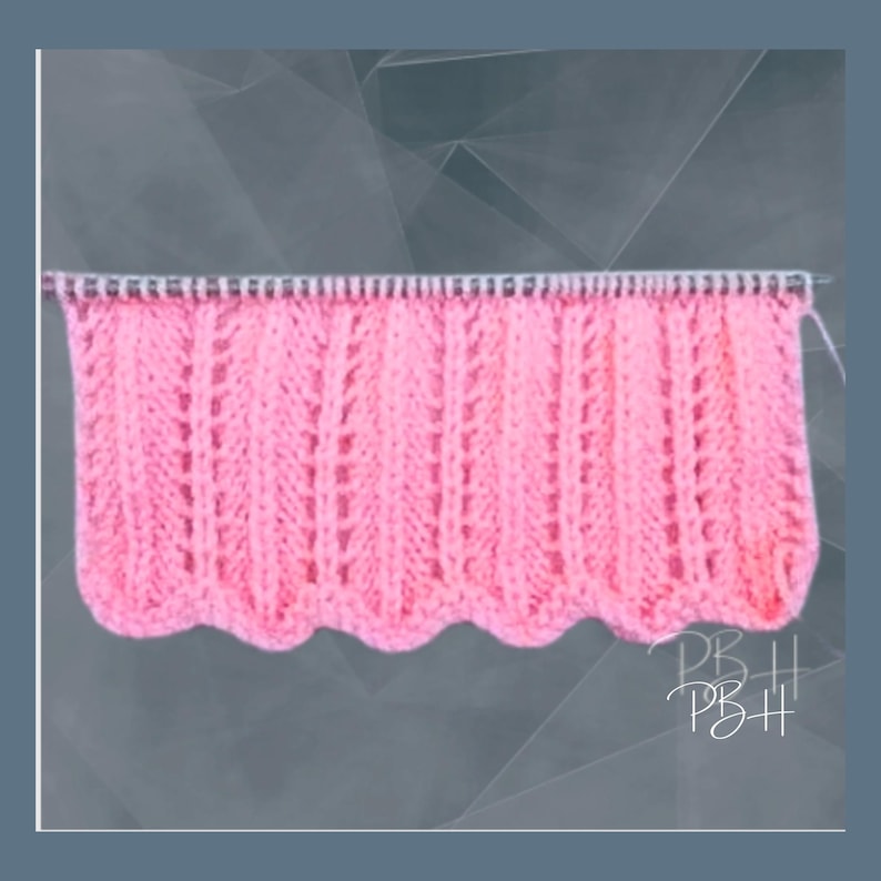 Stickmönster för Lacy Baby Hat, mössa för nyfödda flickor med för tidigt för tidigt tillstånd (PDF-nedladdning) bild 4