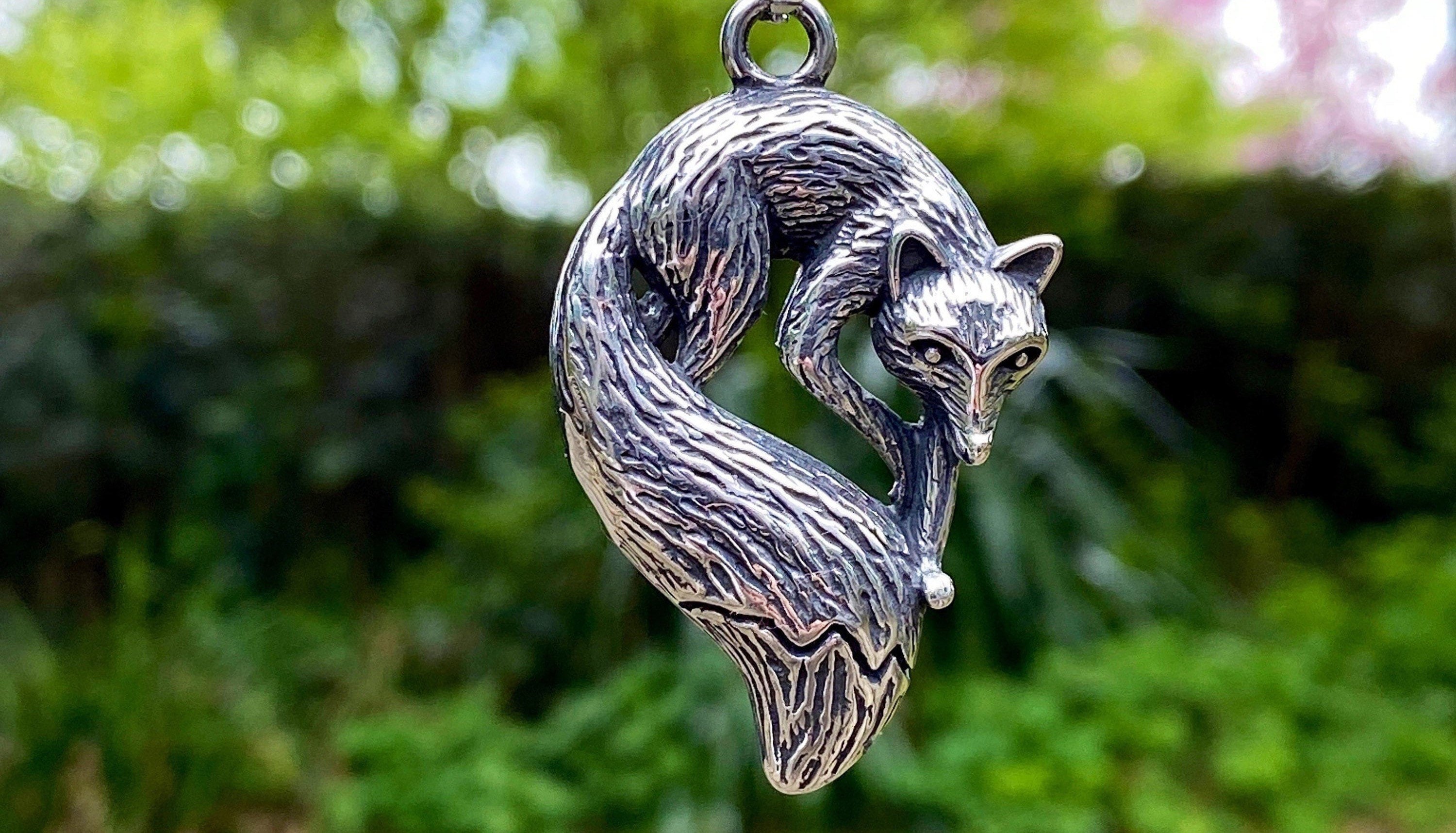Etsy shop fox necklace