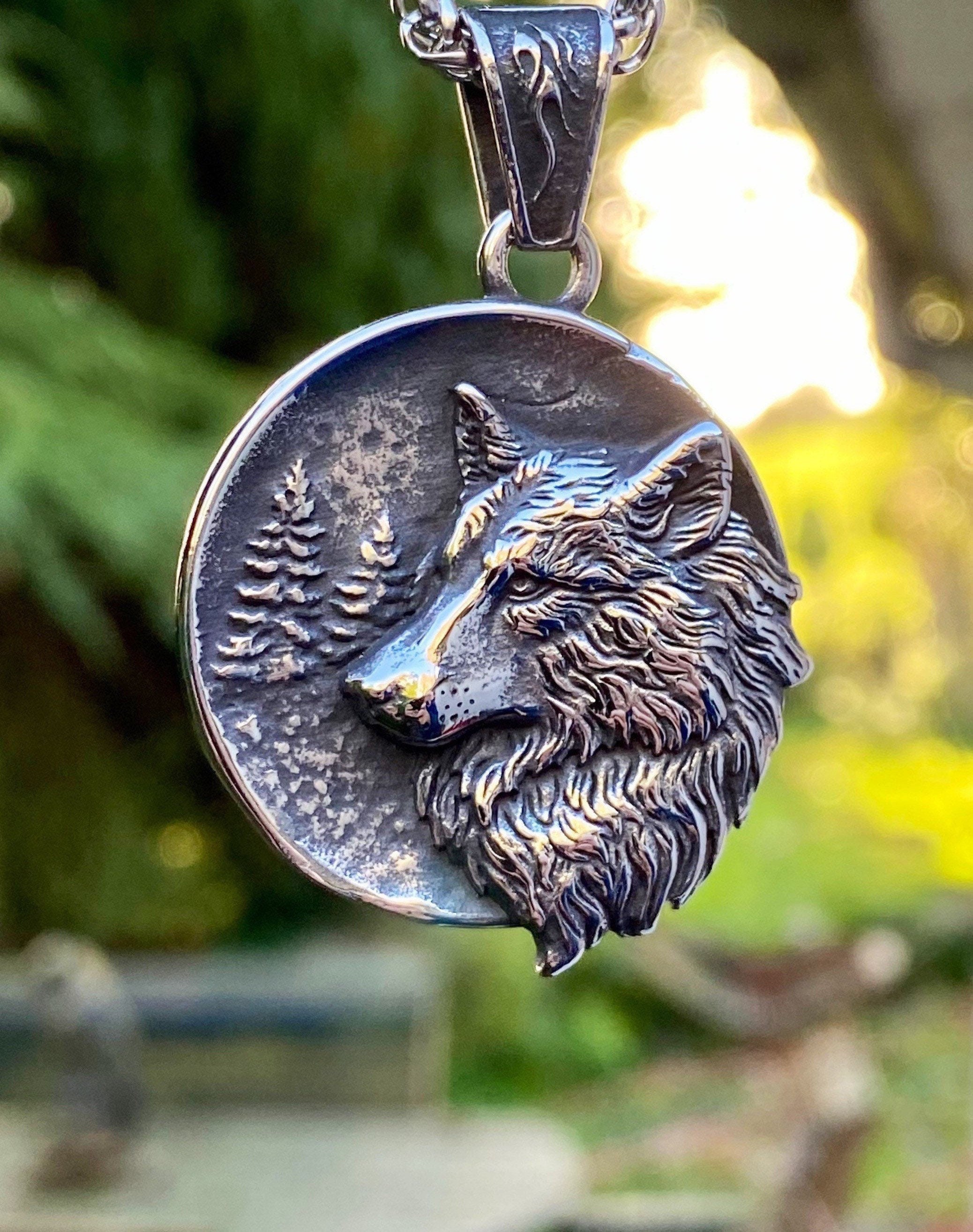 Wolf Necklace Etsy Australia