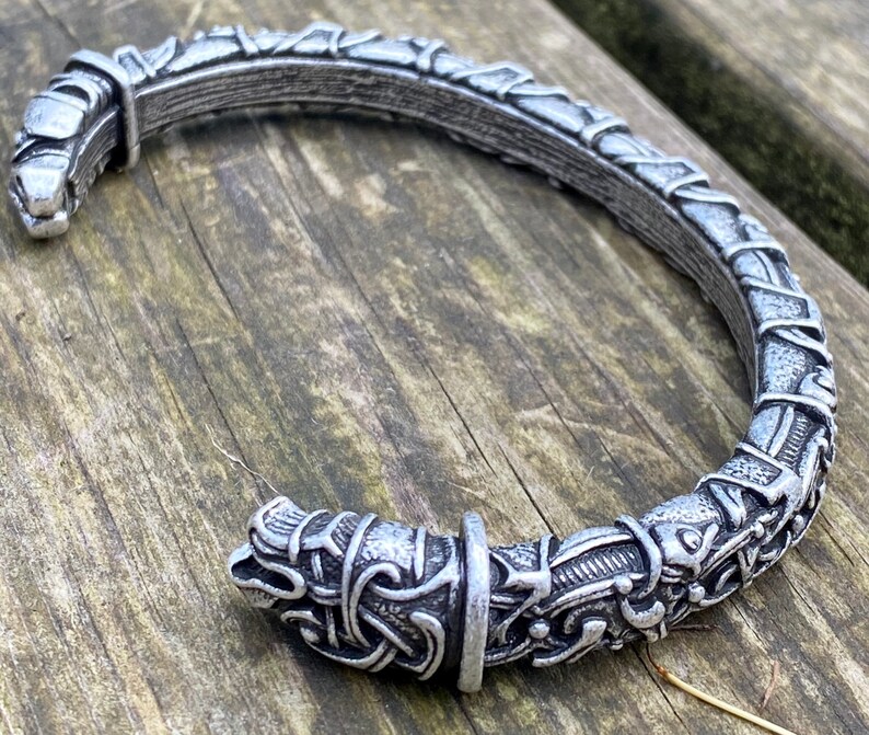 Heavy Metal Viking Raven Bracelet Arm Band Etsy