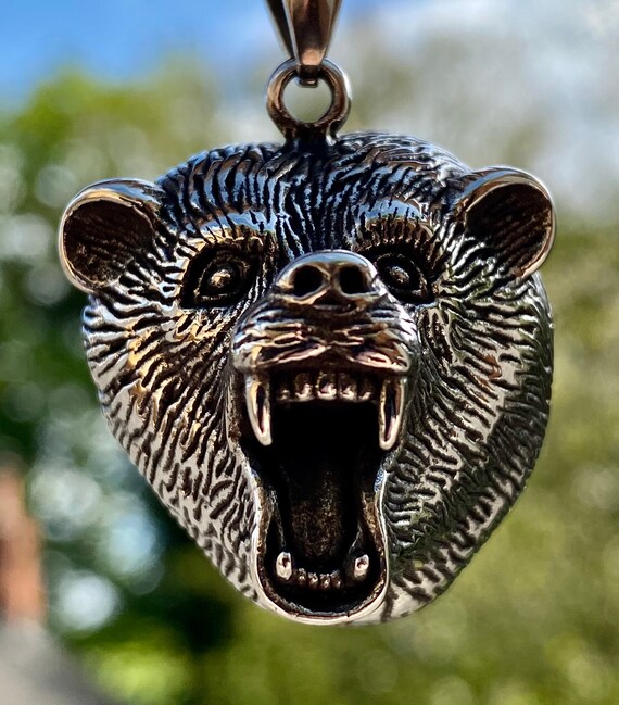 Etsy 2024 bear necklace