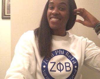 Zeta Phi Beta Crew Shirt