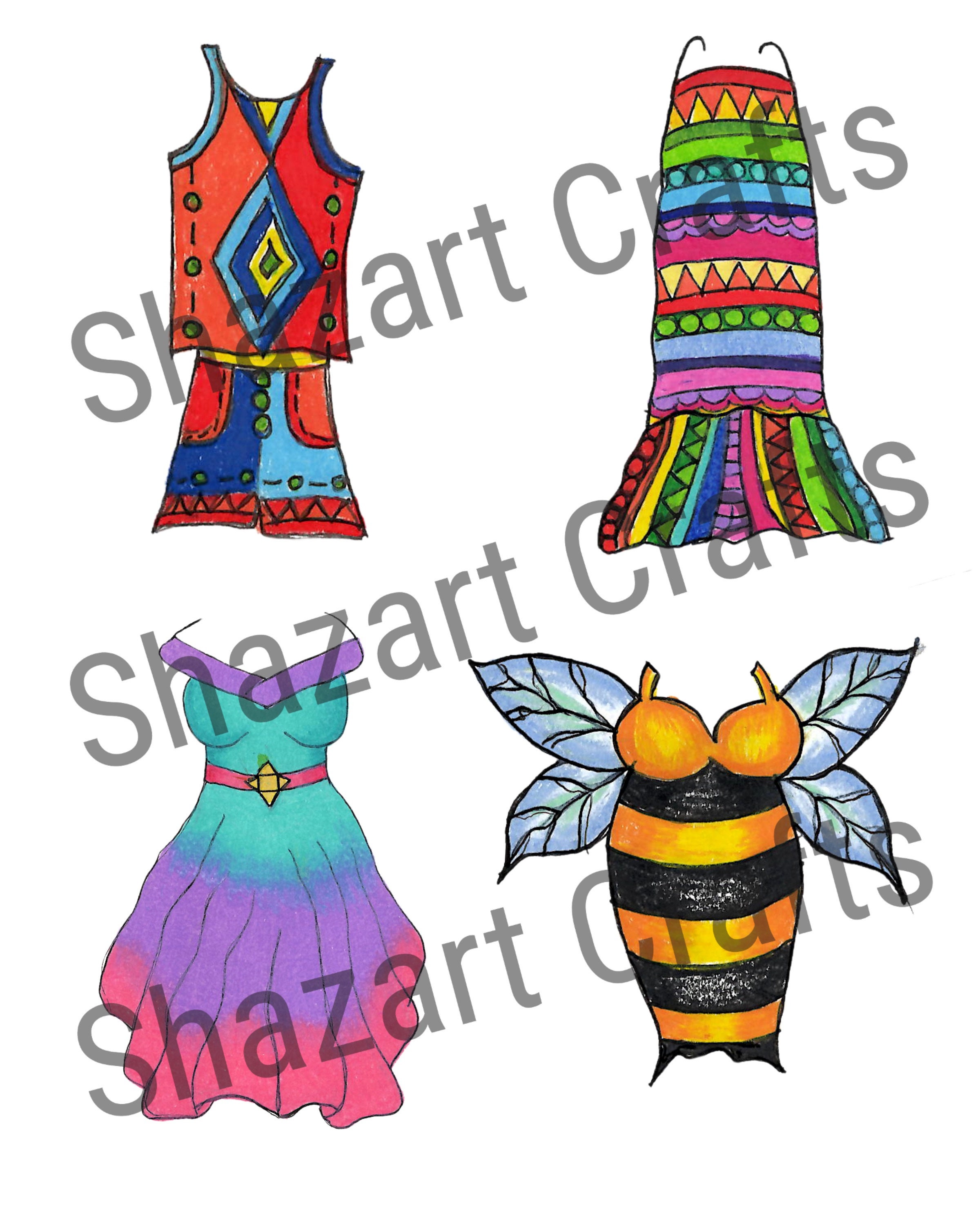 Paper Dolls, Art Journal Dolls, Doll Ephemera, Junk Journal, Paper Doll ...