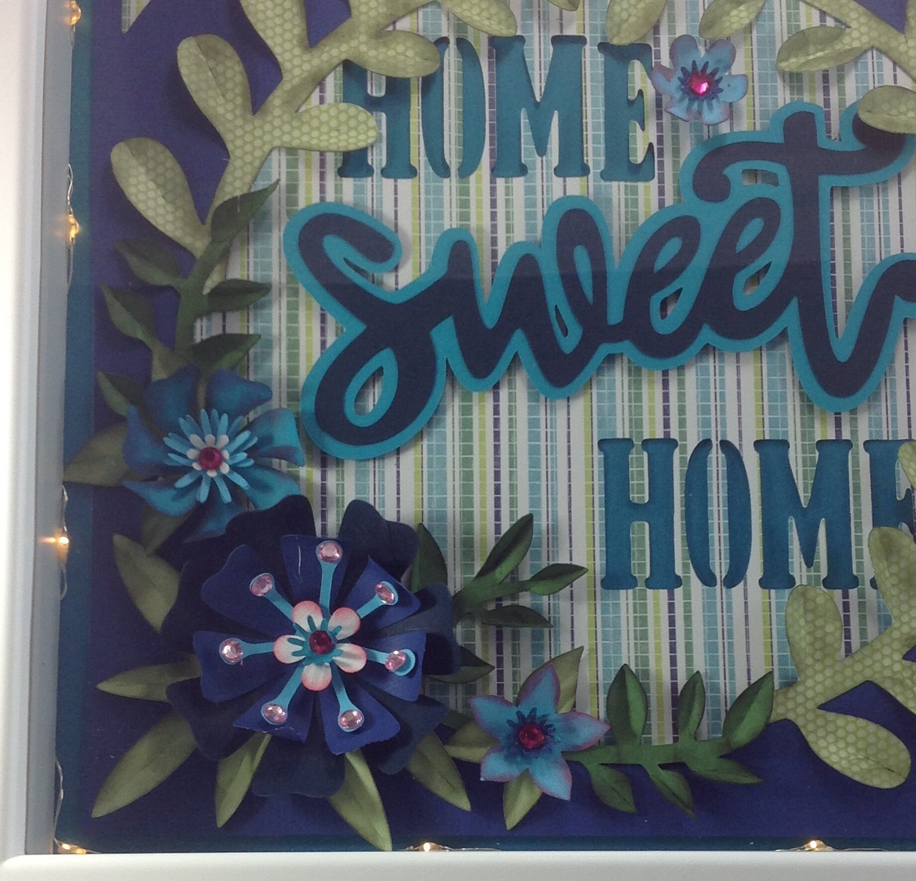 Shadow Box Fairy lights Home Decor Wedding House Warming Etsy