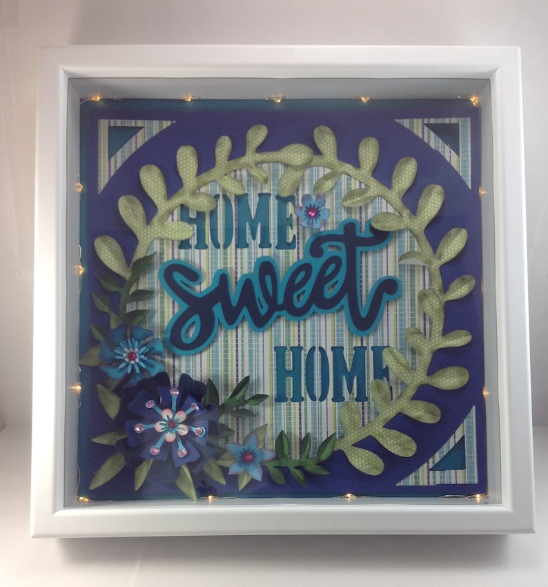 Shadow Box Fairy lights Home Decor Wedding House Warming Etsy