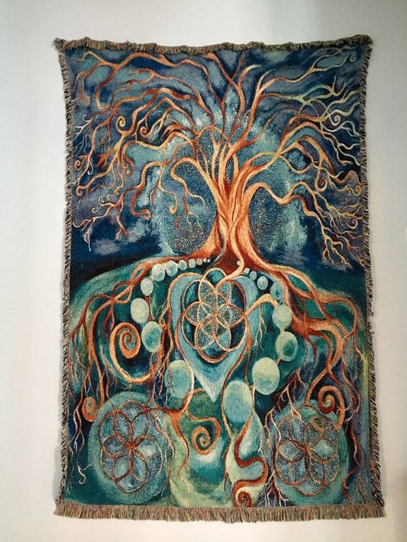 Tree of life throw blanket hotsell