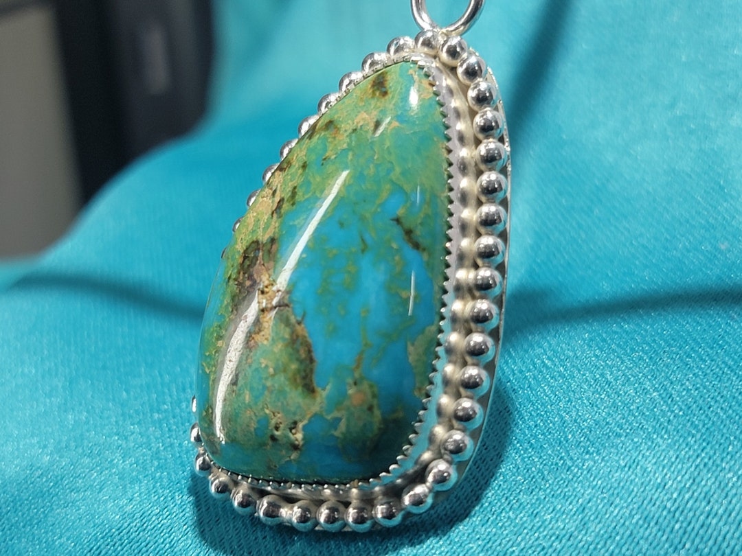 Natural Cripple Creek Turquoise Rare Gem Grade Blue Turquoise Etsy