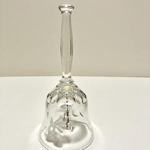 Vintage Hand Cut Lead Crystal Hand Bell from Germany