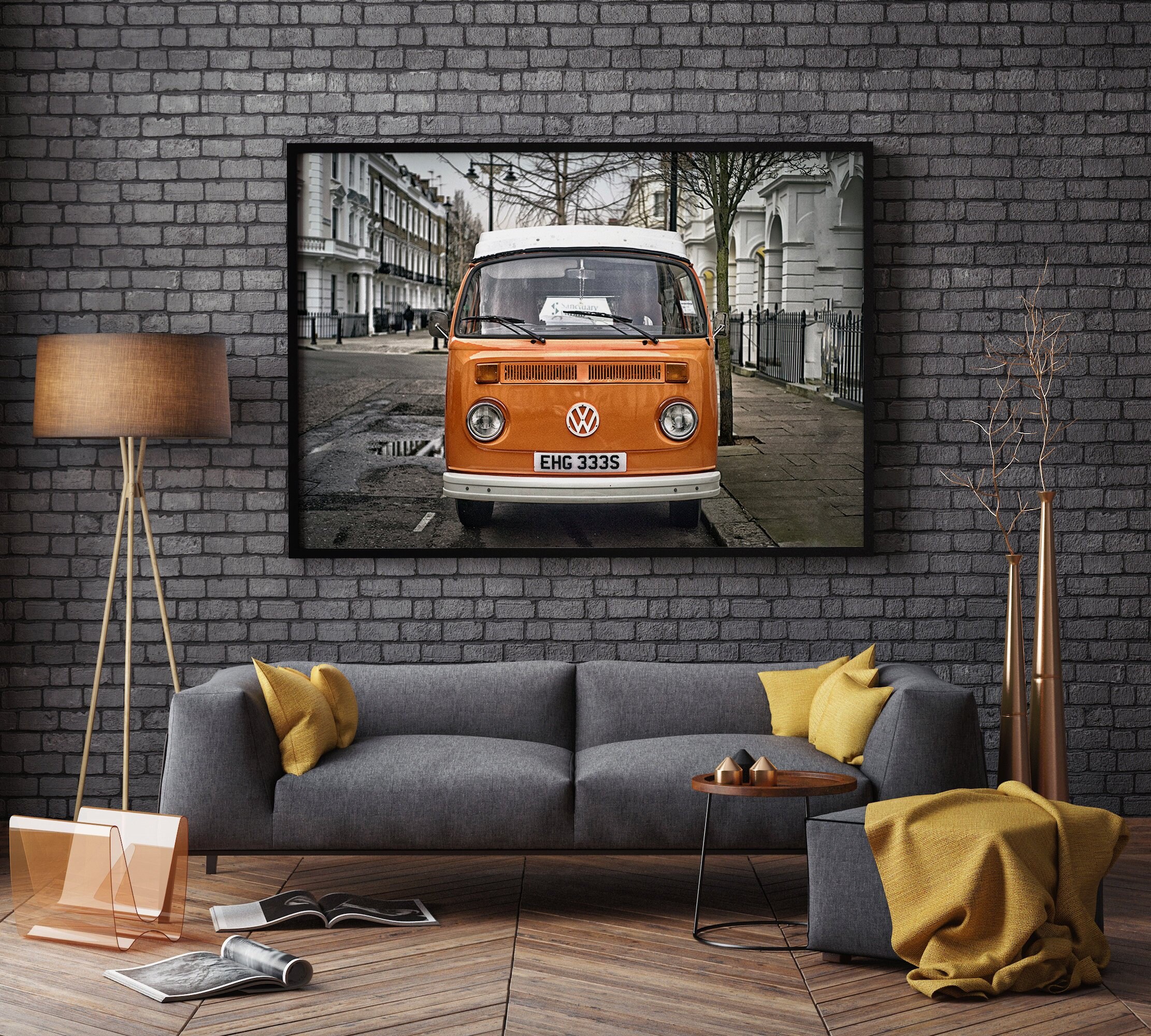 VW Bus Volkswagen Bus Wall Art Poster Photo Photography Etsy