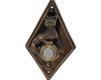 cat doorbell etsy