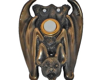 Bronze Big Bat Doorbell