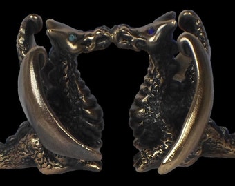 Bronze Kissing Dragons