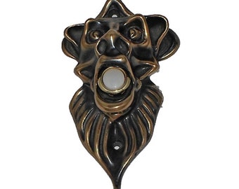 Bronze Gargoyle Face Doorbell