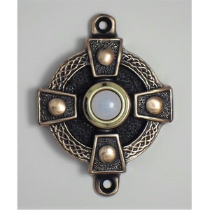 Bronze Celtic Cross Doorbell
