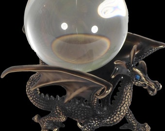 Bronze Crystal Ball Dragon