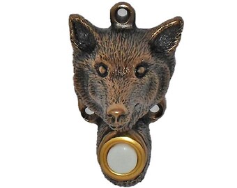 Bronze Wolf Doorbell