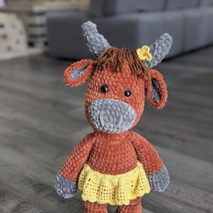 Plushie Snuggly Cow - Soft and Cuddly Cow Stuffed Animal