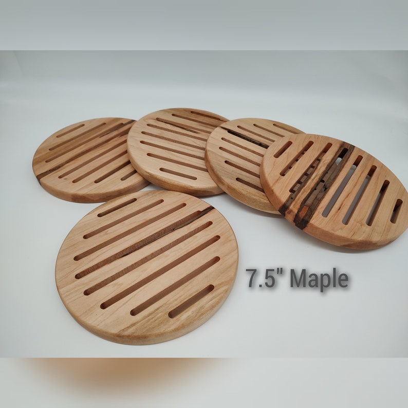 Hardwood Trivet / Pot Holder Etsy