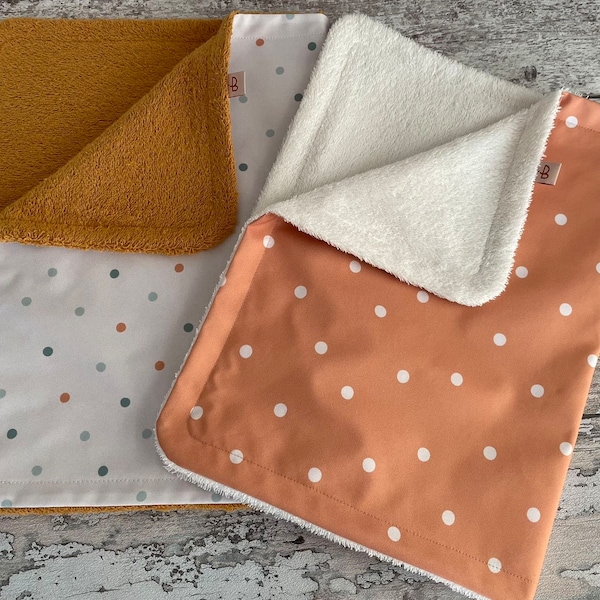 extra Wechselauflage, Water repellent changing pad, polka dot diaper changing pad