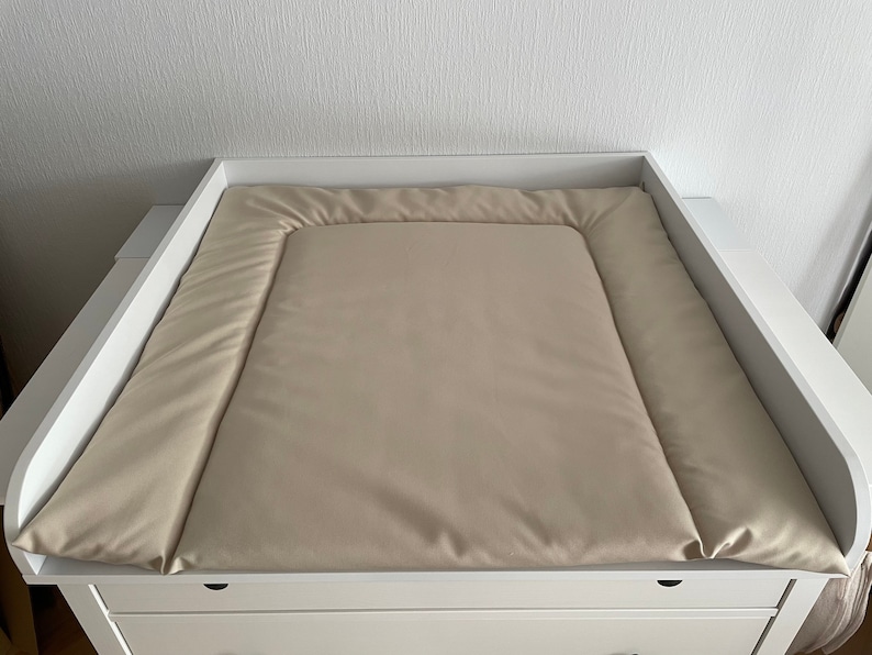 Wasserabweisende Wickelauflage, Matelas à langer beige, Matelas à langer résistant à l'eau, Tapis d'enroulement Beige