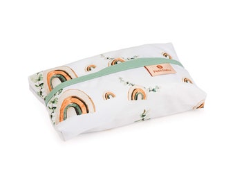 Wet wipes cover Rainbows, baby wipes cover, Feuchttuchtasche