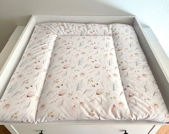 Matelas d'emballage lavable 75 x 75 cm, Matelas d'emballage, Matelas à langer à fleurs, Matelas à langer résistant à l'eau, Matelas à enrouler