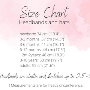 Set of 3 Baby Bow knot headbands, Pink top knot headband, Small headband for newborns, tiny headband set image 2