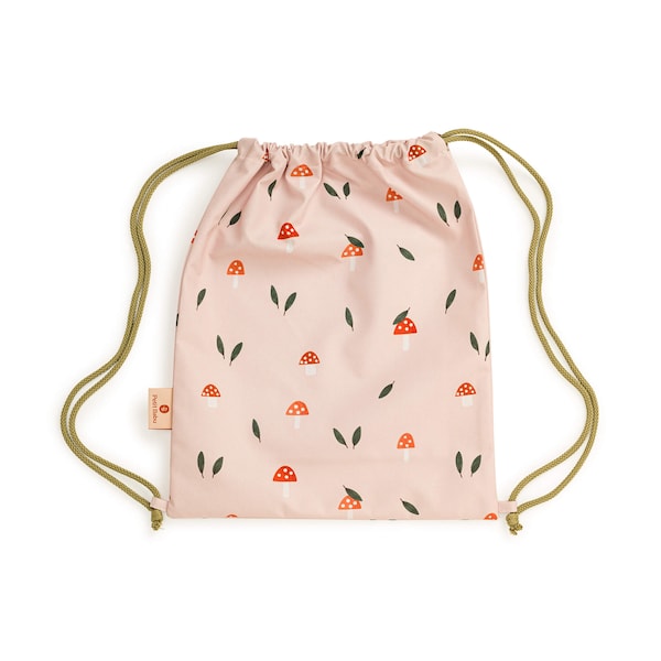 Gym bag for girls with Mushrooms, Turnbeutel, Shoe bag
