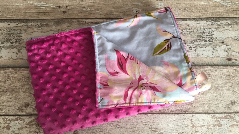Swaddle Blanket Minky Baby Blanket Purple Flower Baby Blanket Bedding Home Living Kromasol Com